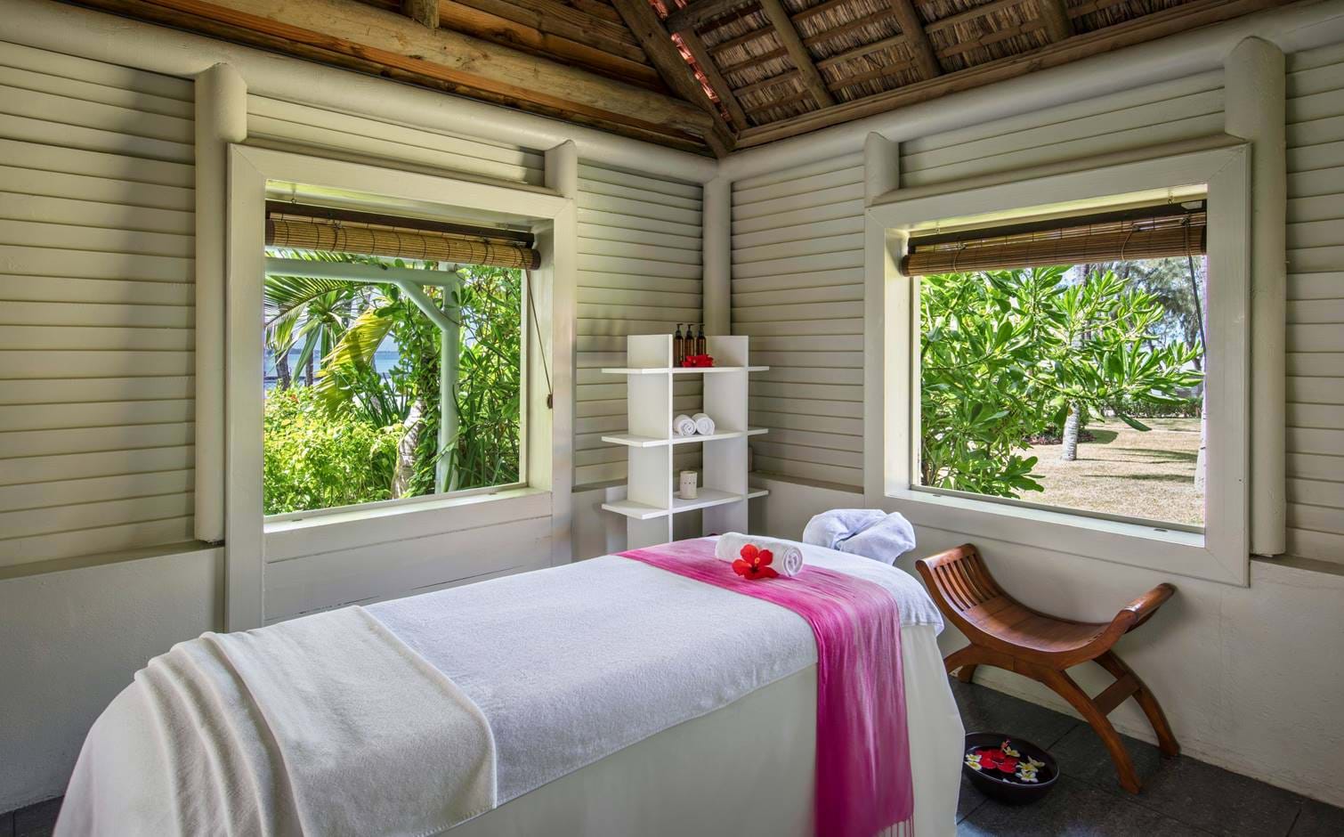 Spa de l'hôtel Ambre quatre étoiles adultes only à Palmar île Maurice dans l'Océan Indien