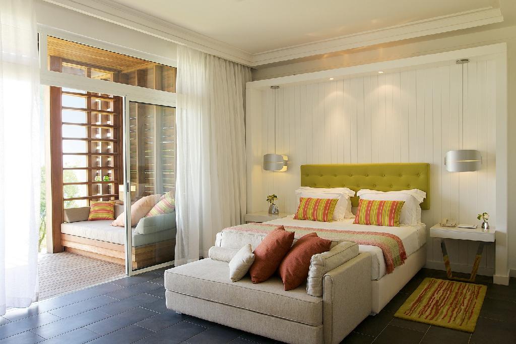 Chambre supérieure à l'hôtel Long Beach Luxury Resort à l'île Maurice Océan Indien