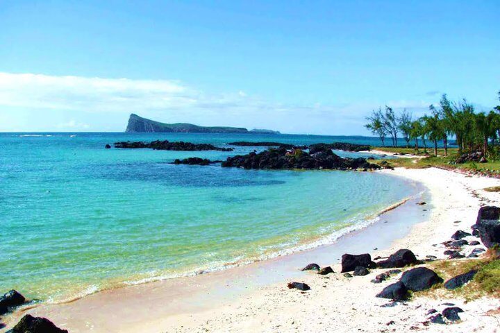 Vue générale sur le coin de Mire de l'île Maurice située dans l'Océan Indien