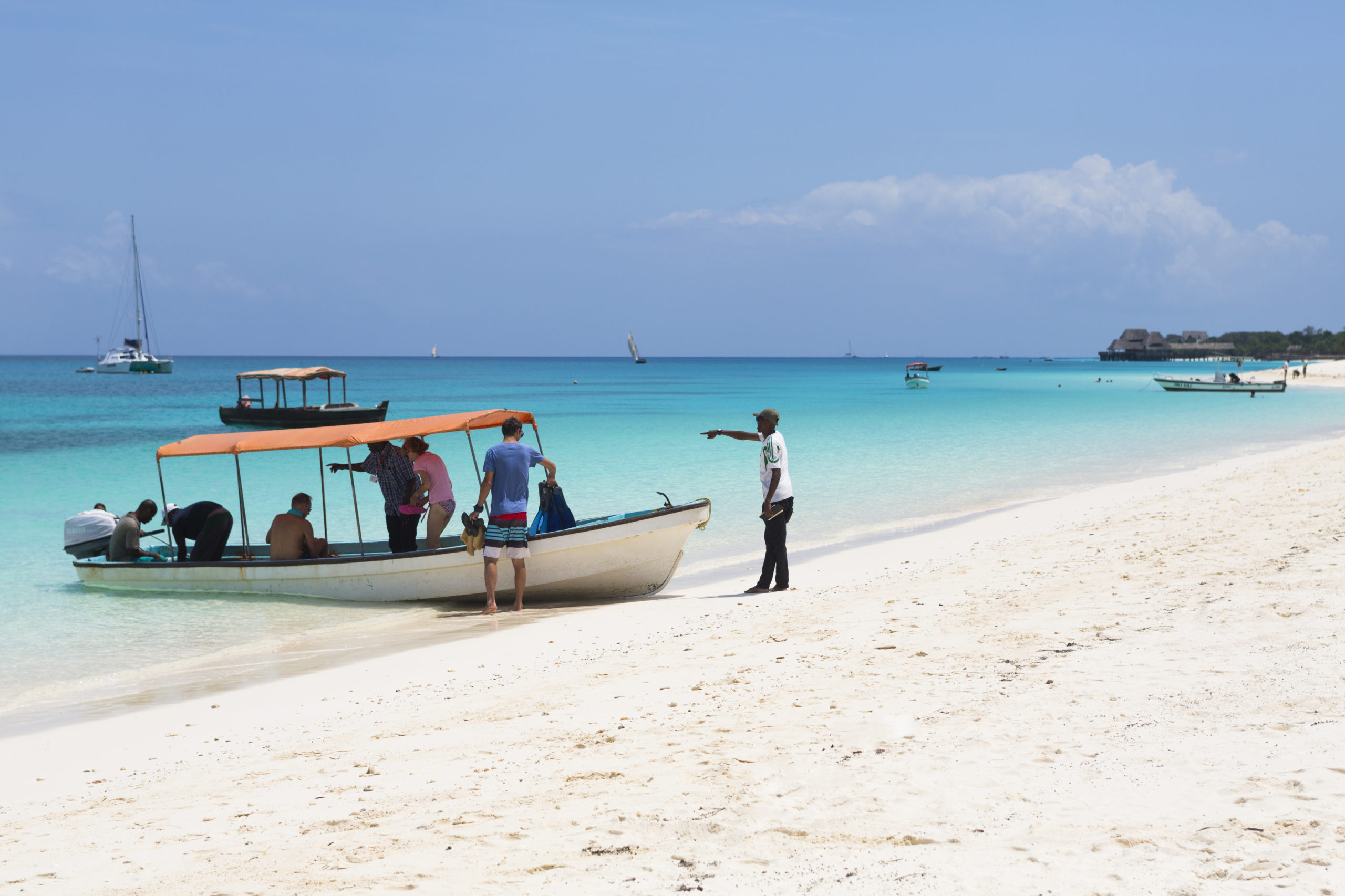 plage de l'hôtel gold Zanzibar