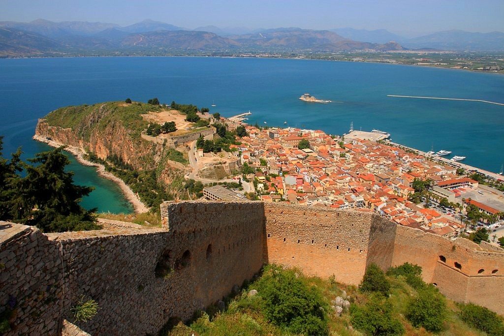Rempart de la ville de Nauplie située dans le Péloponnèse Grèce continentale
