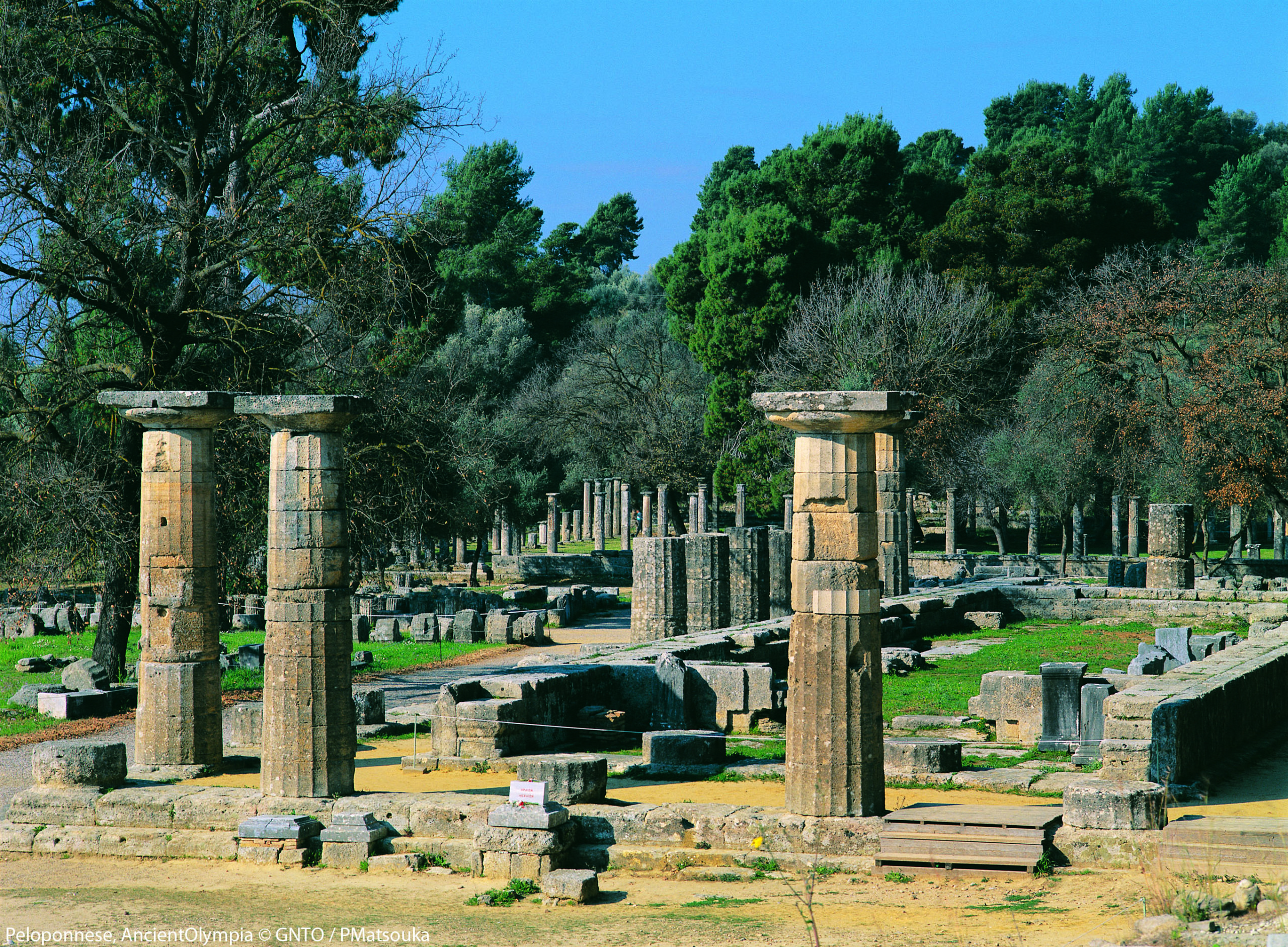 Olympia Site Archéologique Péloponnèse Grèce