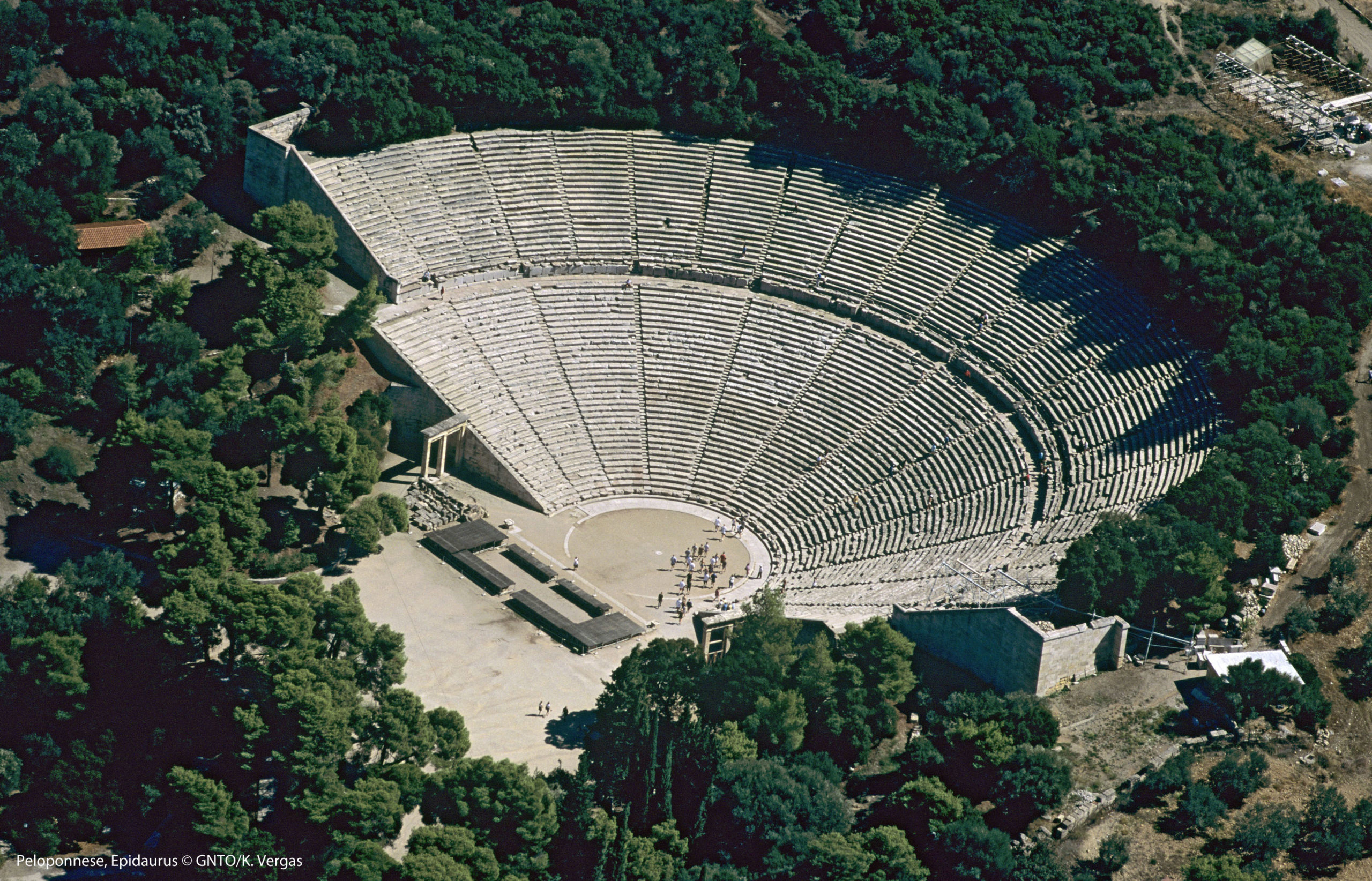 Théâtre d'Epidaure Péloponnèse Grèce