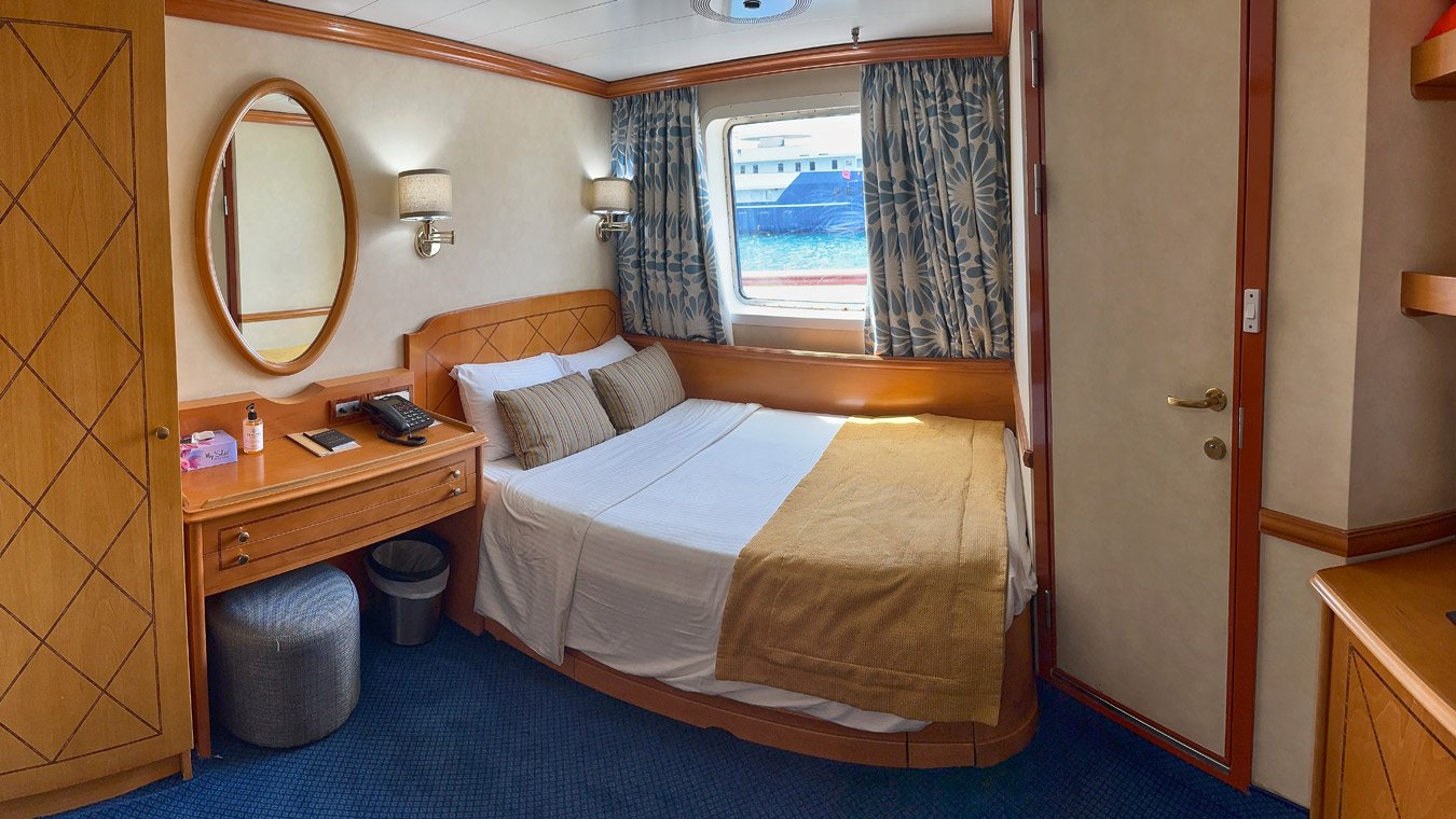 Cabine Cat a sur le MS Panorama II à Tahiti Polynésie Française
