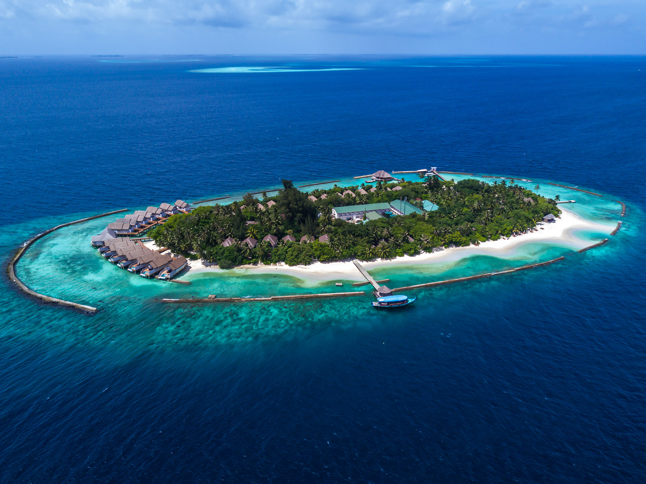 Île de Amaya Kuda Rah Resort hôtel 5étoiles sur Ari Atoll Sud aux Maldives Océan Indien