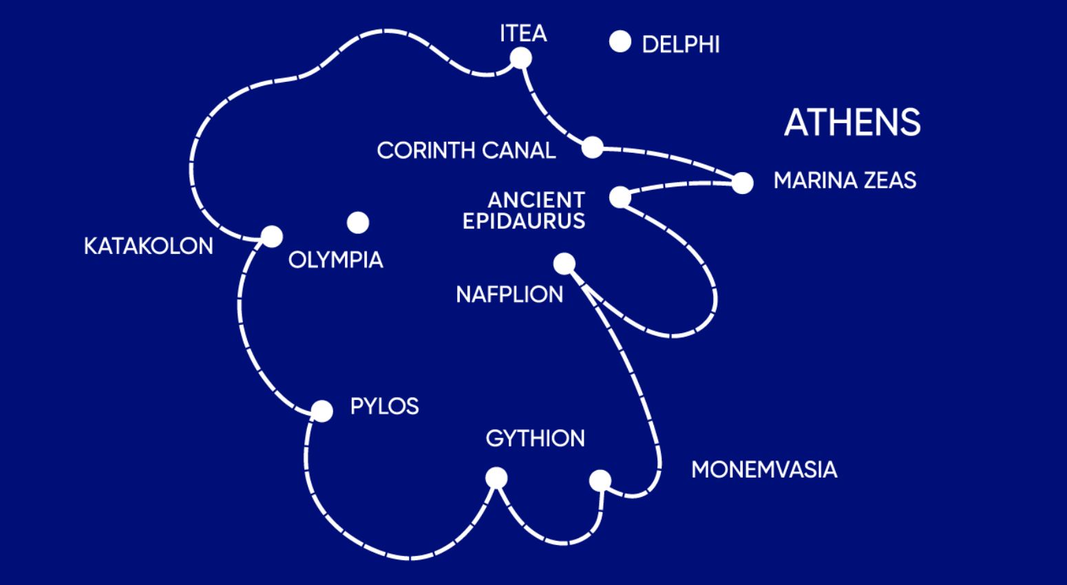 croisière de l'Antiquité à Byzance grèce continentale