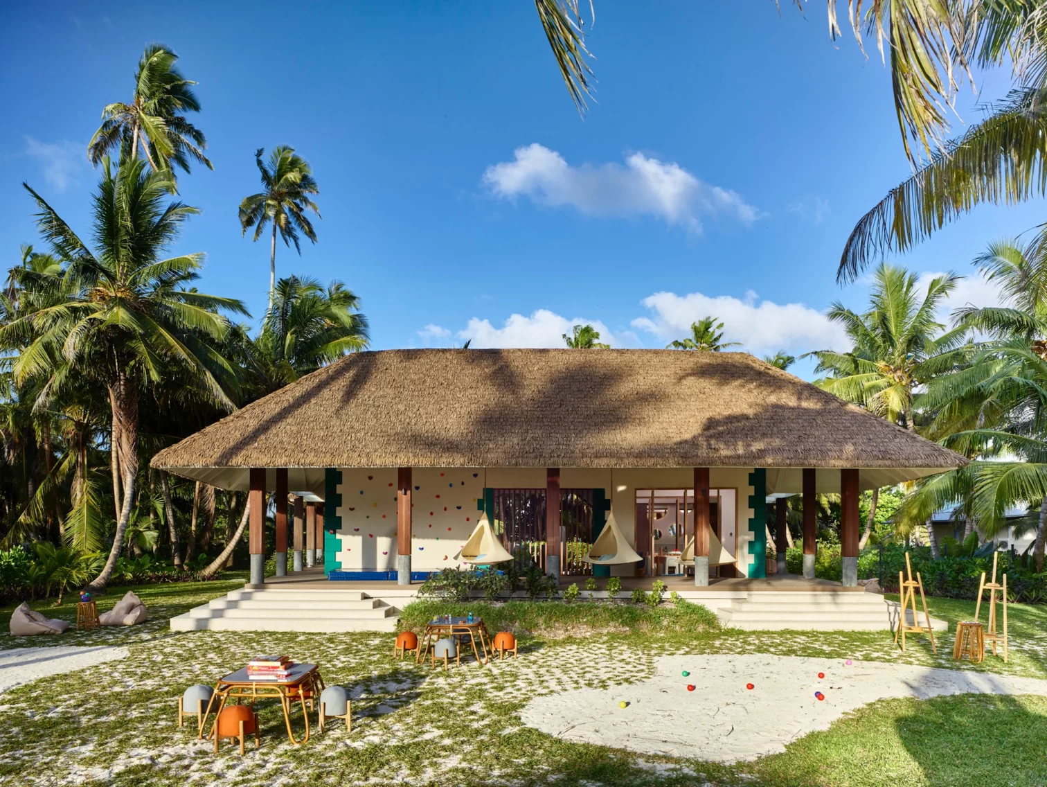 Club enfant sur l'île Platte à l'hôtel Waldorf Astoria aux Seychelles