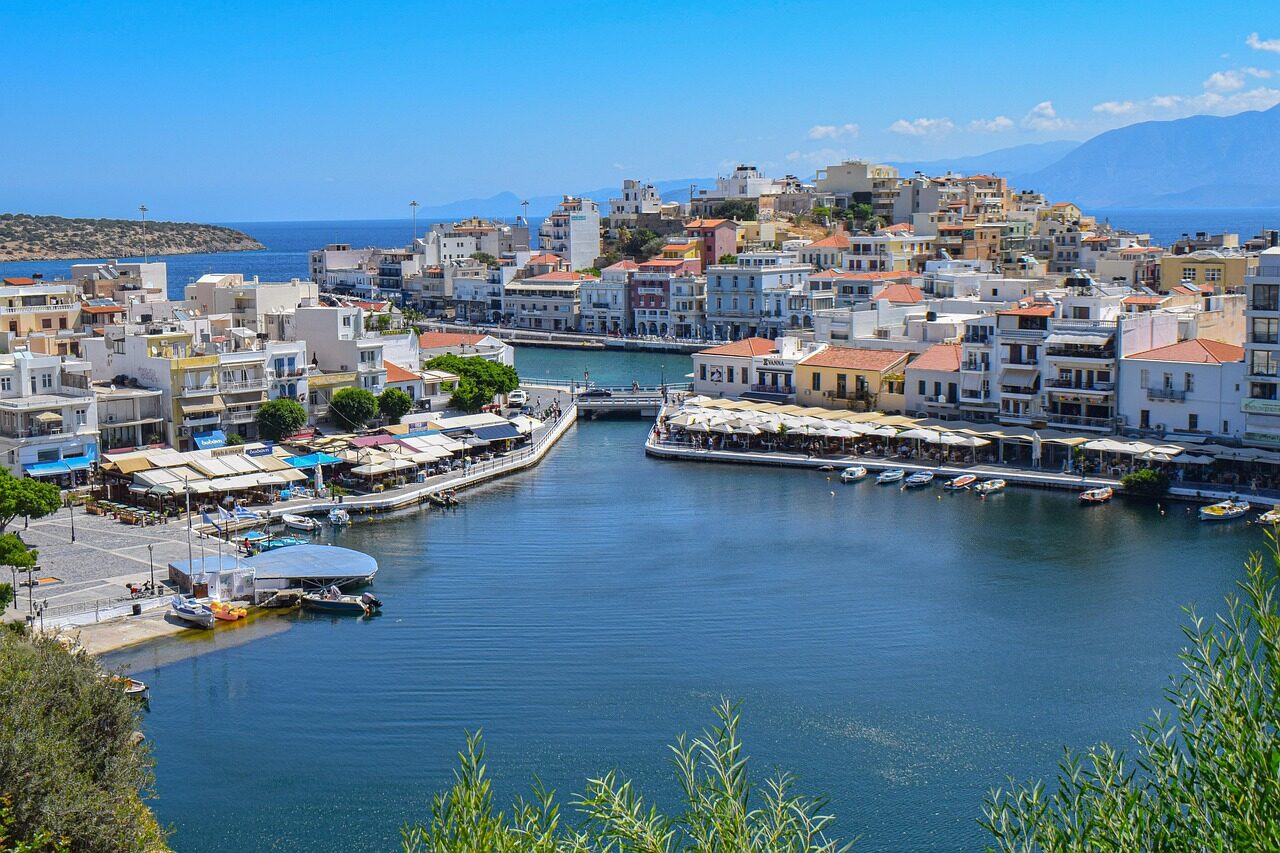 Aghios Nikolaos 4 ème ville de l'île de Crète en Grèce