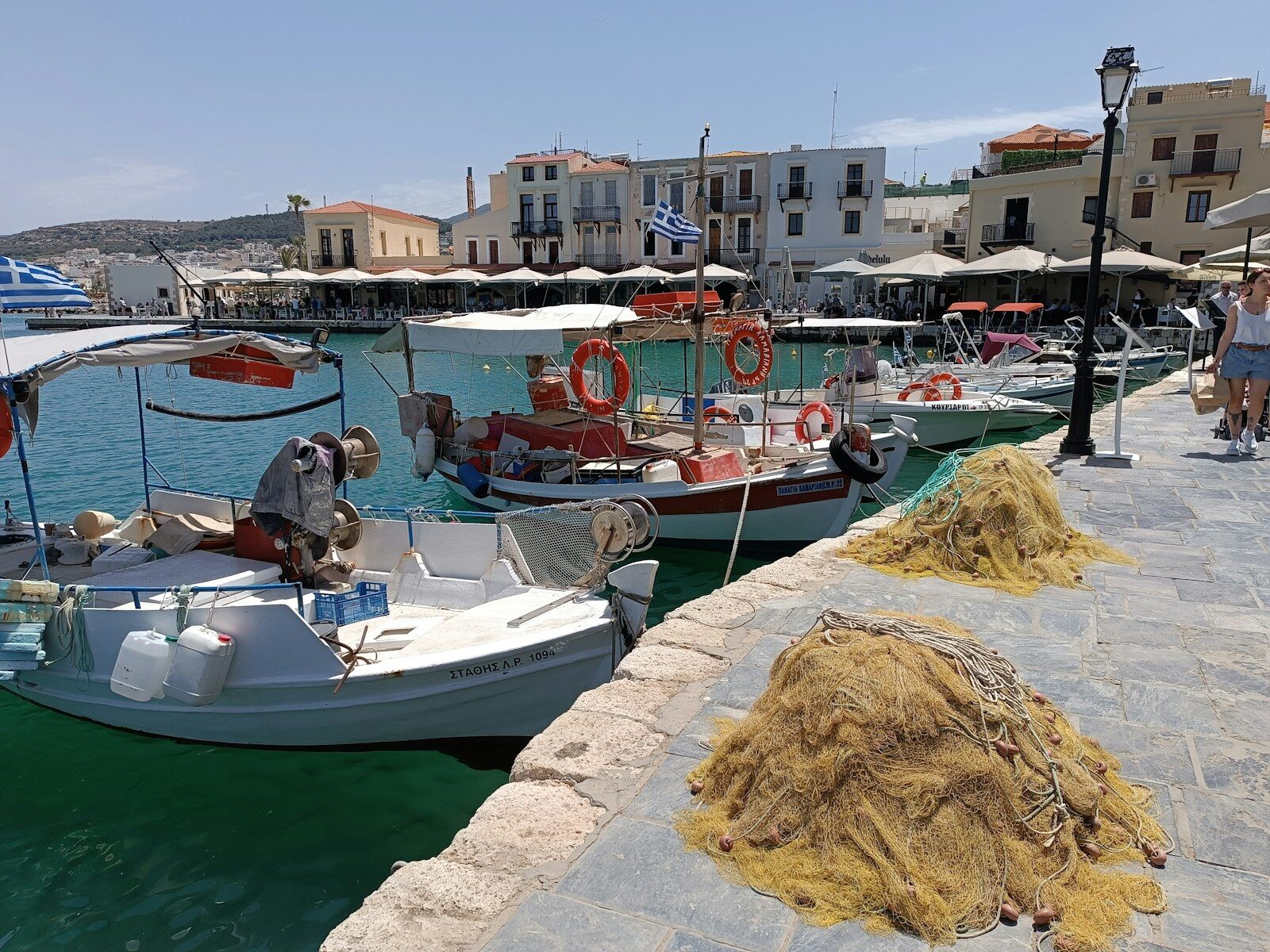 Port Vénitien de la Ville de Rethymnon sur l'île de Crète en Grèce